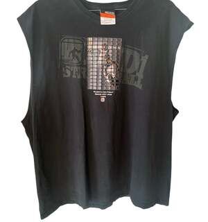 Vintage AND1 Streetball trash talk graphic sleeveless tee Sz 4x